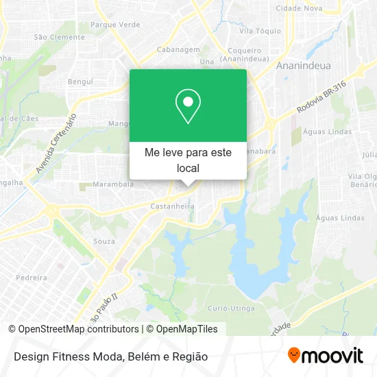Design Fitness Moda mapa