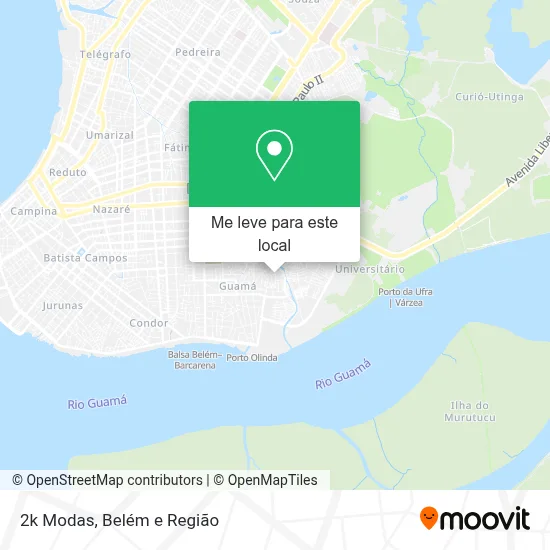 2k Modas mapa