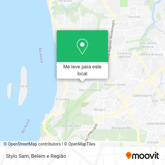 Stylo Sam mapa