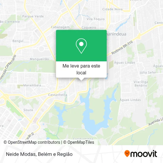 Neide Modas mapa