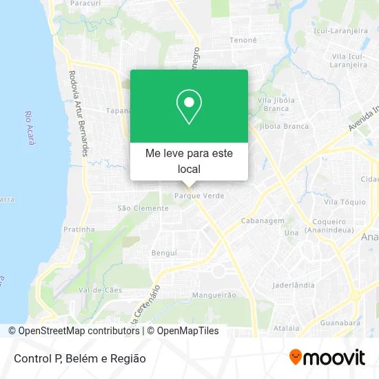 Control P mapa