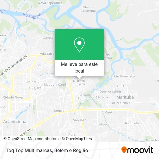 Toq Top Multimarcas mapa