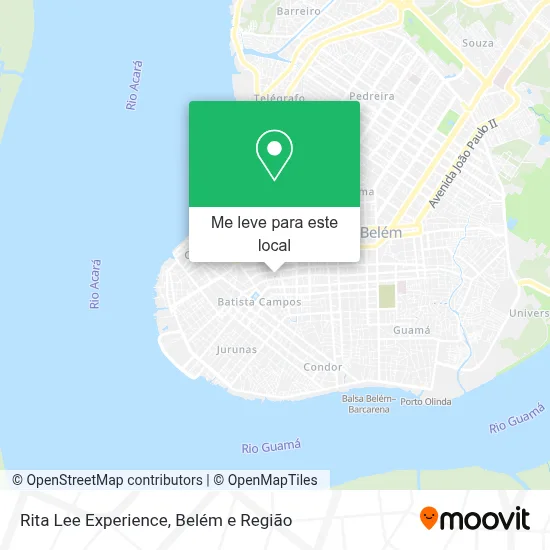 Rita Lee Experience mapa
