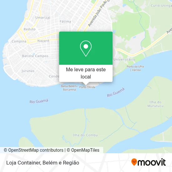 Loja Container mapa