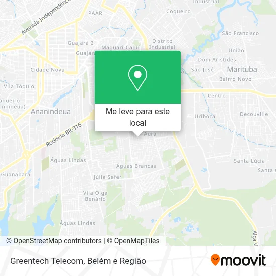 Greentech Telecom mapa