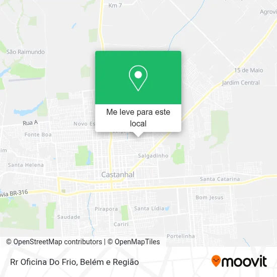 Rr Oficina Do Frio mapa