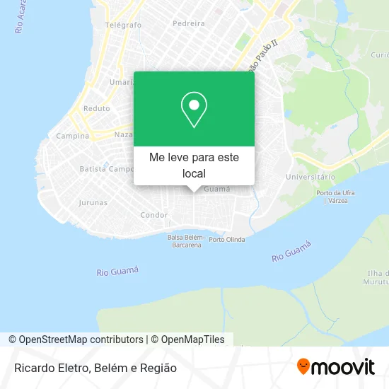 Ricardo Eletro mapa
