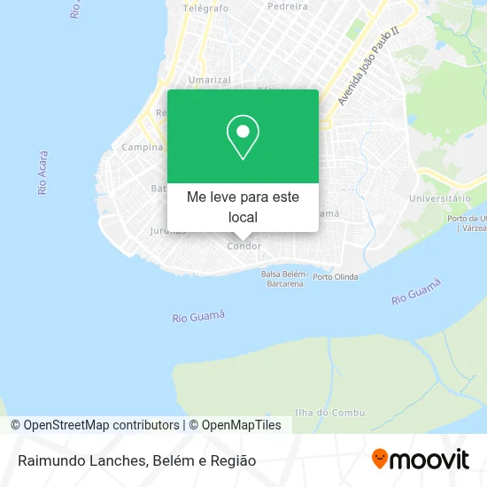Raimundo Lanches mapa