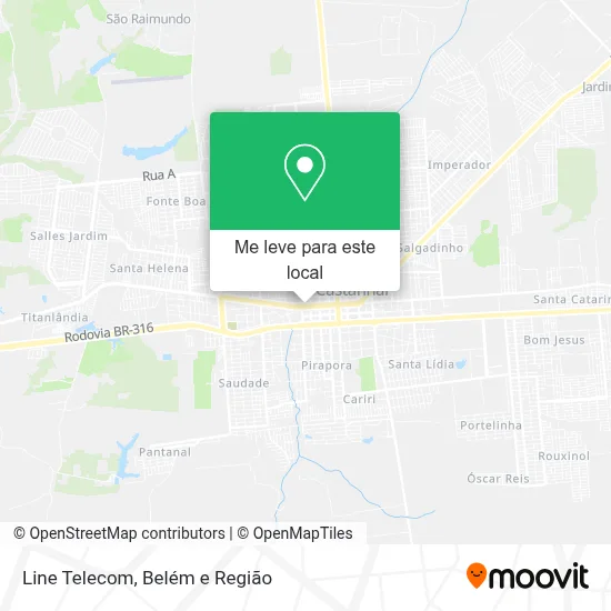 Line Telecom mapa