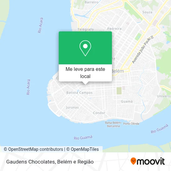 Gaudens Chocolates mapa