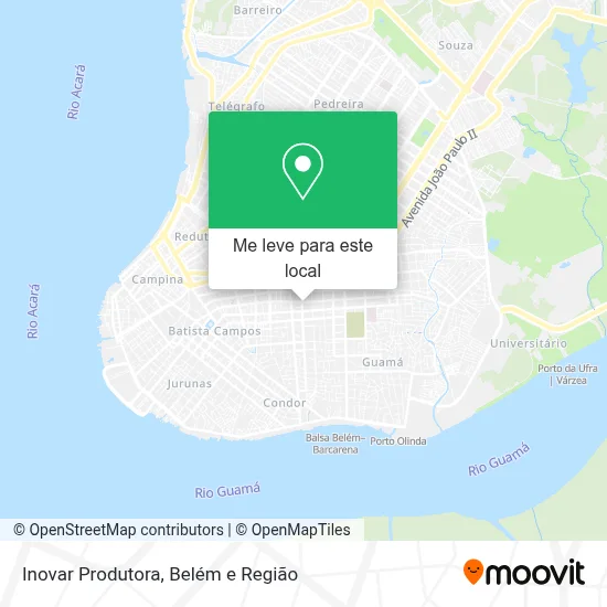 Inovar Produtora mapa
