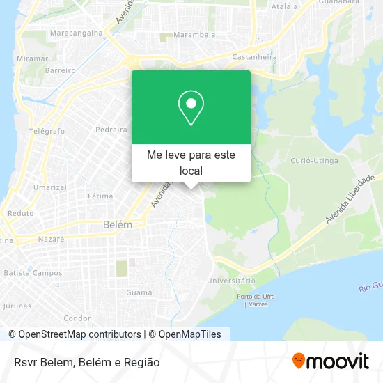 Rsvr Belem mapa
