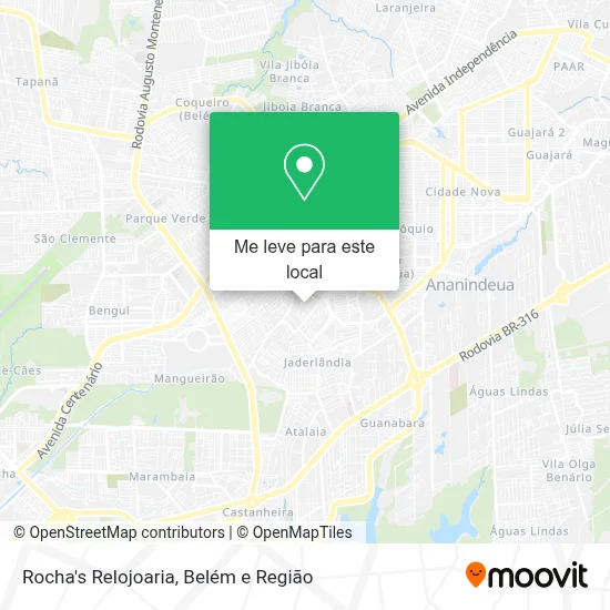 Rocha's Relojoaria mapa