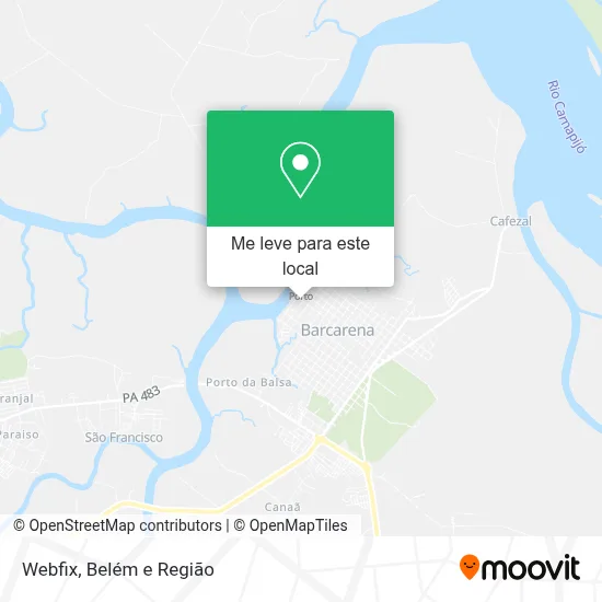Webfix mapa