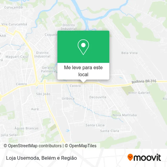 Loja Usemoda mapa