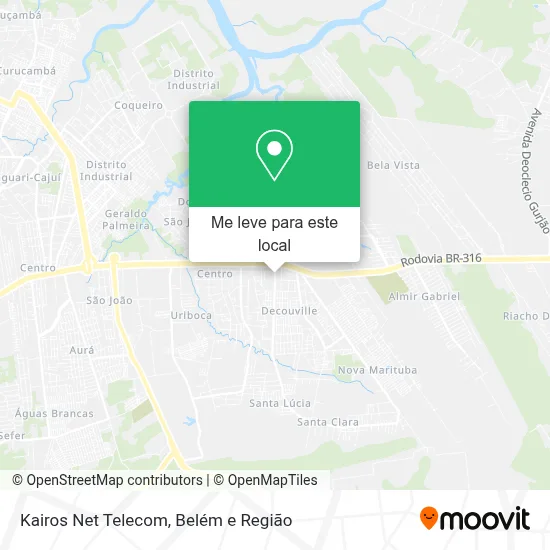 Kairos Net Telecom mapa