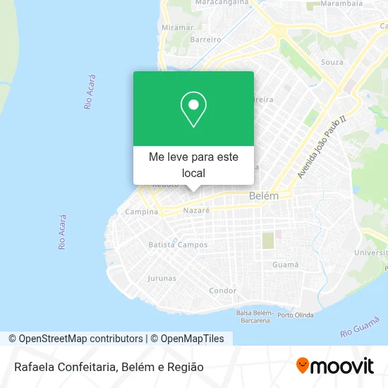Rafaela Confeitaria mapa