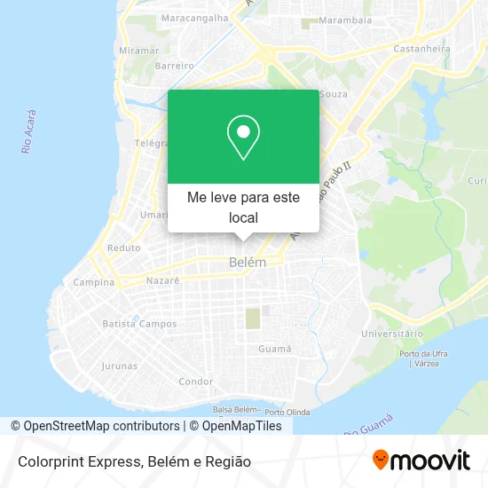 Colorprint Express mapa