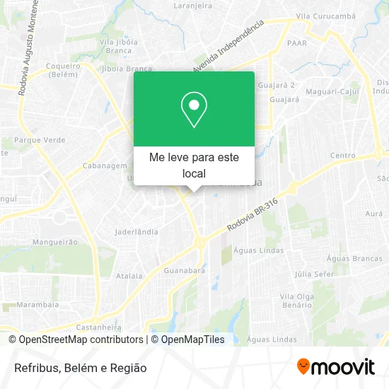 Refribus mapa
