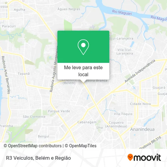 R3 Veiculos mapa