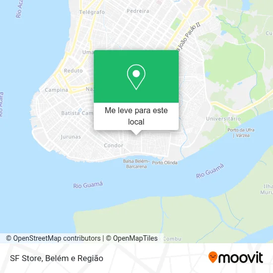 SF Store mapa