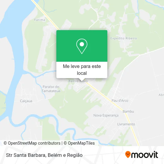 Str Santa Barbara mapa
