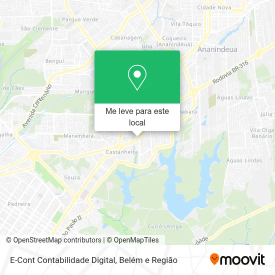 E-Cont Contabilidade Digital mapa