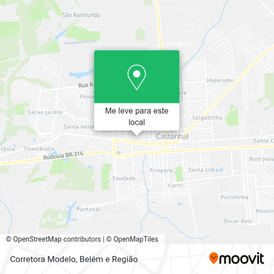 Corretora Modelo mapa