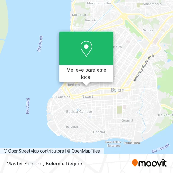 Master Support mapa