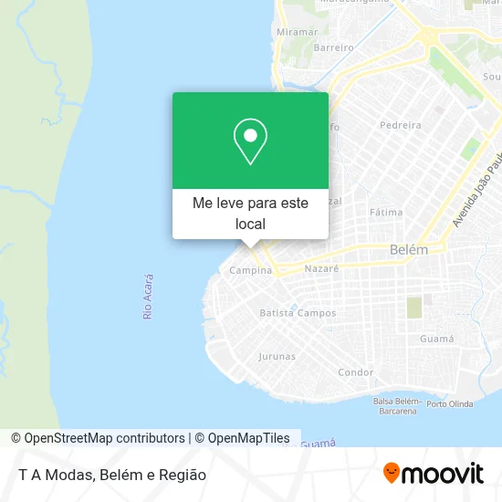 T A Modas mapa