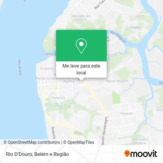 Rio D'Douro mapa