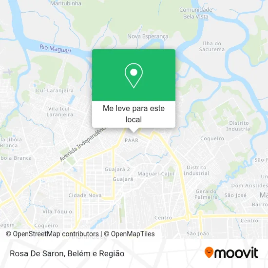 Rosa De Saron mapa