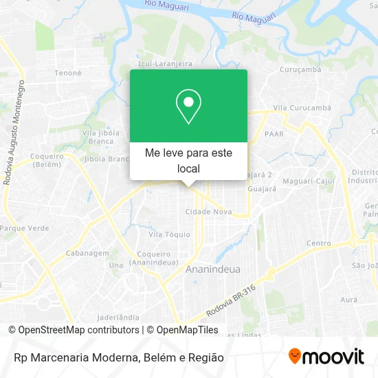Rp Marcenaria Moderna mapa