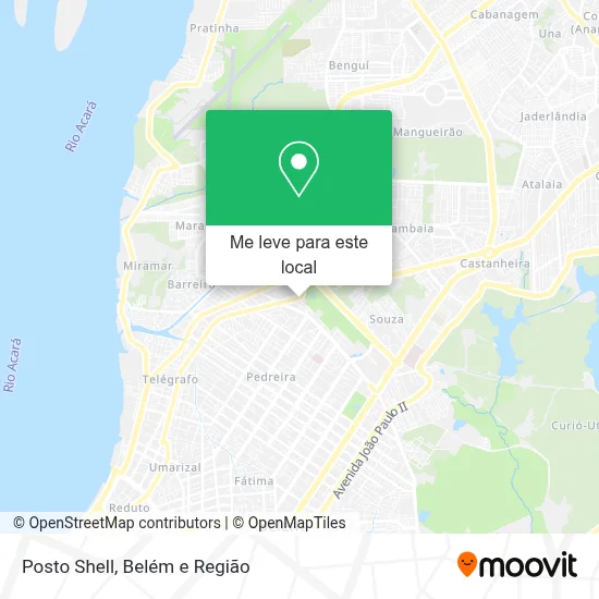 Posto Shell mapa