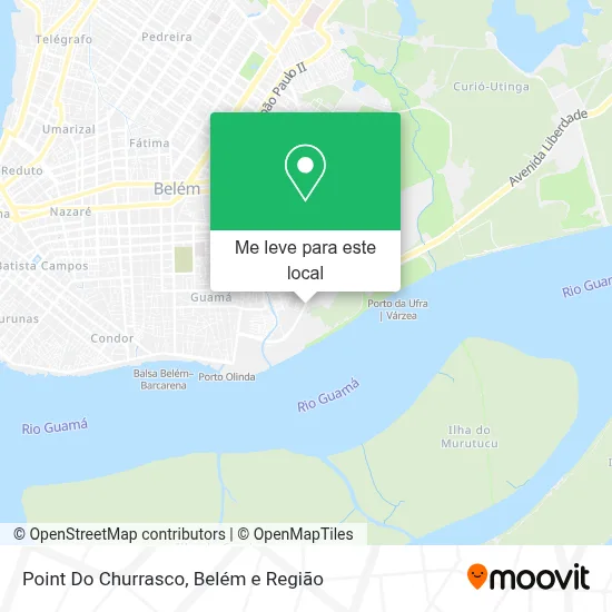 Point Do Churrasco mapa
