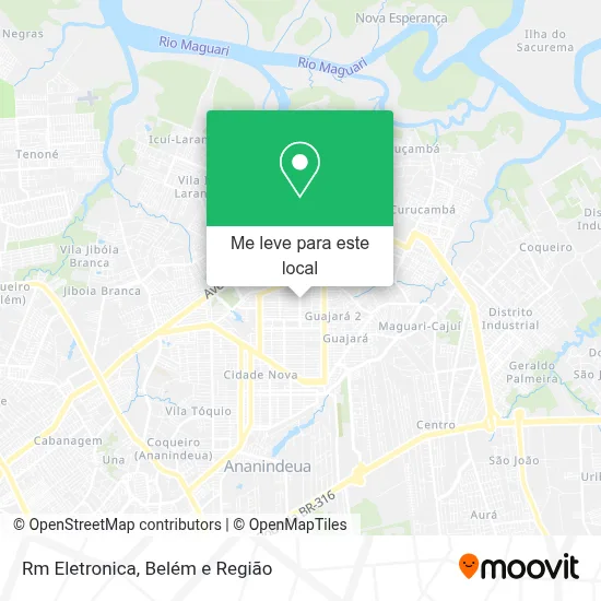 Rm Eletronica mapa