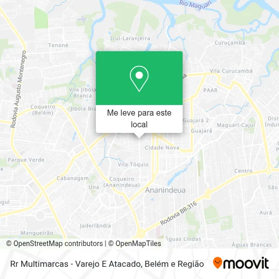 Rr Multimarcas - Varejo E Atacado mapa