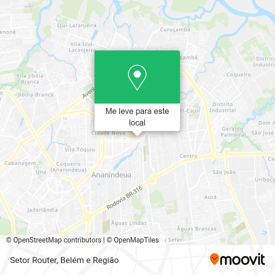 Setor Router mapa