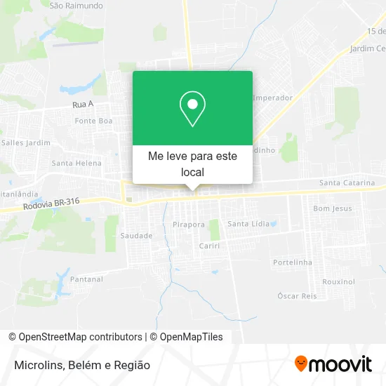 Microlins mapa