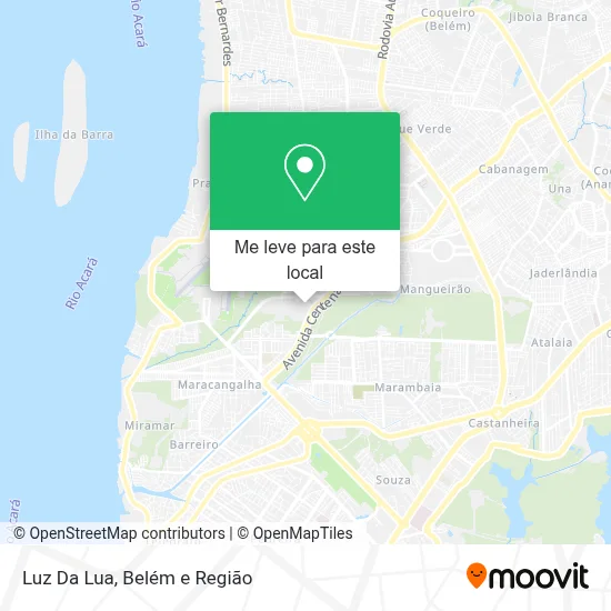 Luz Da Lua mapa