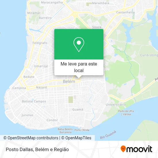 Posto Dallas mapa