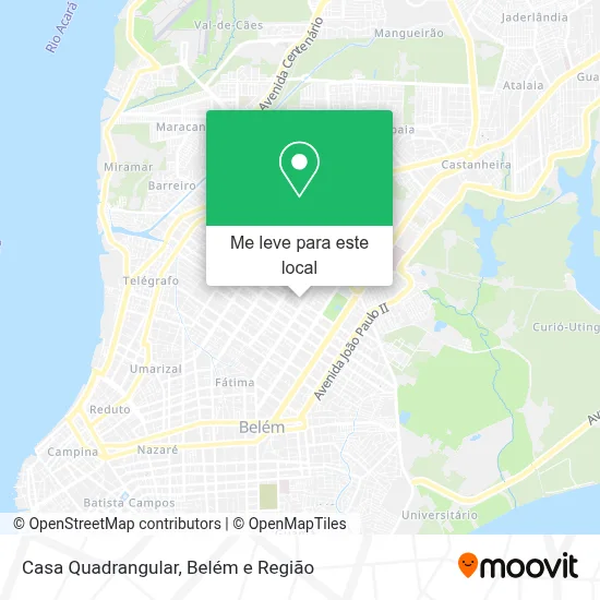 Casa Quadrangular mapa