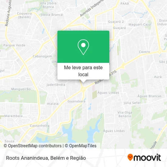 Roots Ananindeua mapa