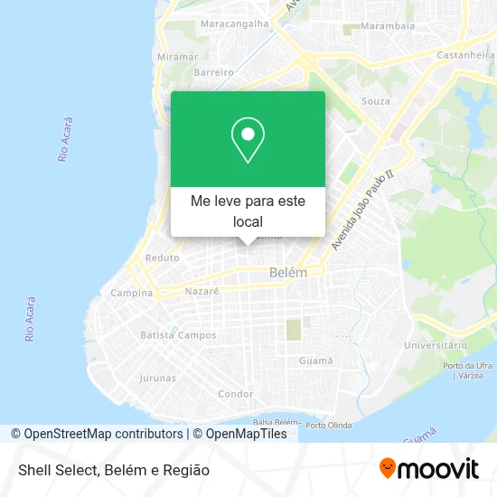 Shell Select mapa