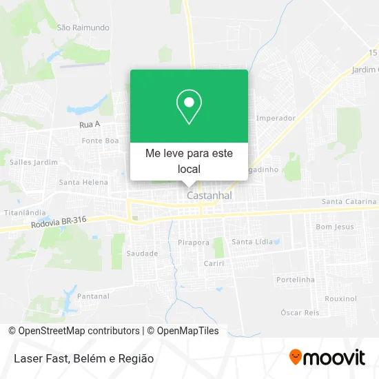 Laser Fast mapa