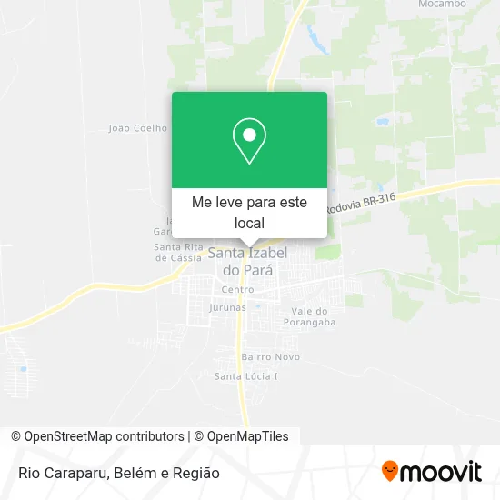 Rio Caraparu mapa