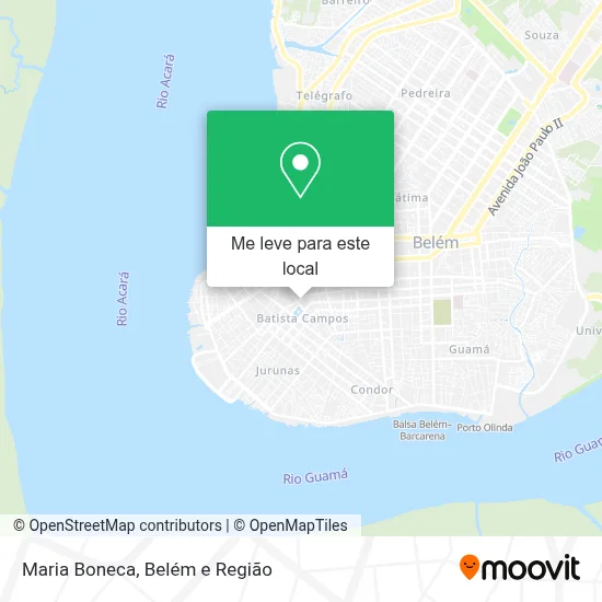 Maria Boneca mapa