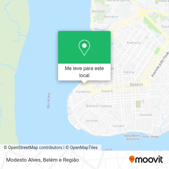 Modesto Alves mapa