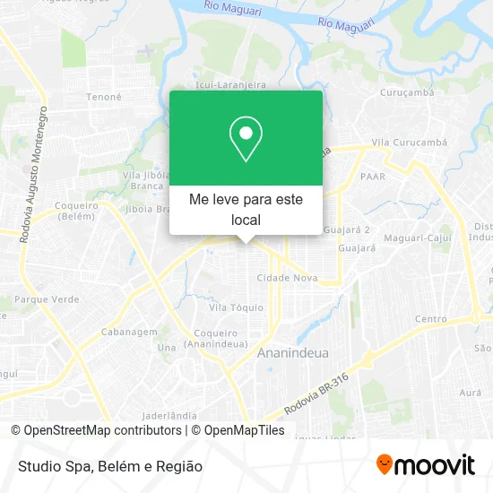 Studio Spa mapa