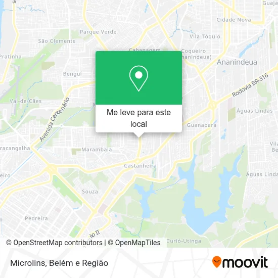 Microlins mapa
